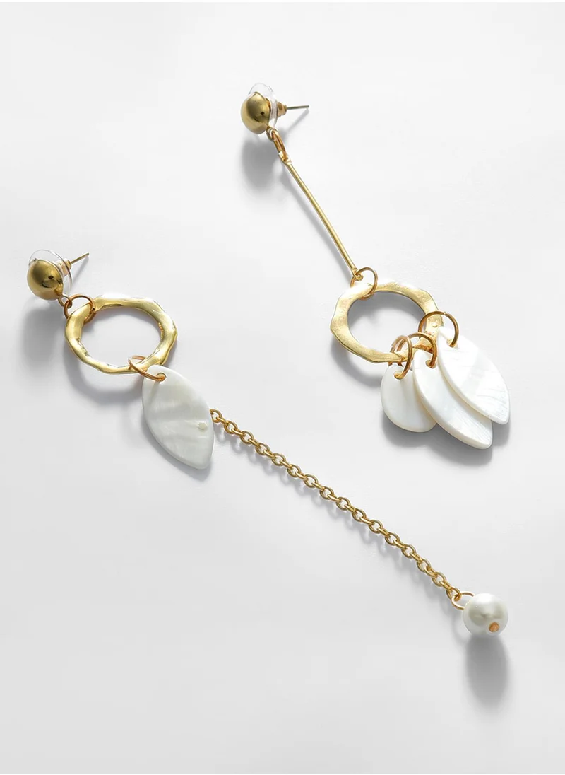 SOHI Contemporary Drop Earrings