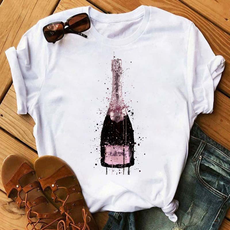 [Send On The Same Day] Supply T-Shirt Printed T-Shirt Women'S Short-Sleeved Women'S Clothing - Image 1