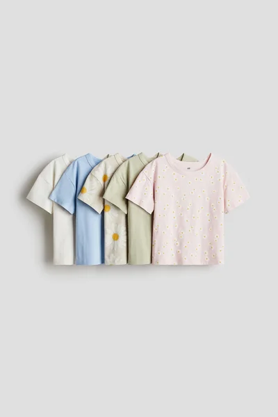 H&M 5-pack cotton T-shirts