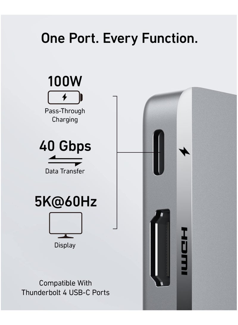 Ankey Anker 547 USB-C Hub 7-in-2 for MacBook B2B - UN Gray - Image 3