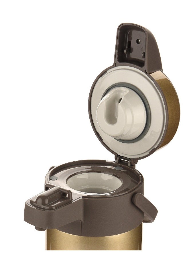 SHAHA - Stainless Steel Vacuum Flask 3L Gold - Image 1