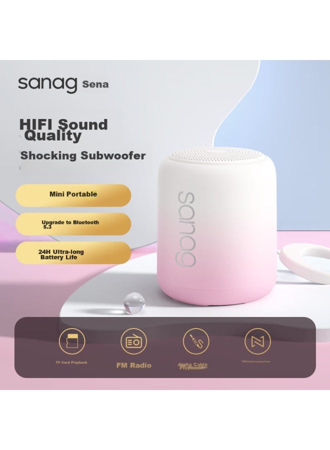 sanag مكبر صوت بلوتوث، مضخم صوت، مكبر صوت كمبيوتر، مكبر صوت ميني عالي الجودة لسطح المكتب، صوت هاي فاي عالي الجودة، قابل لإدخال بطاقة، محمول، هدية عيد ميلاد - Image 1