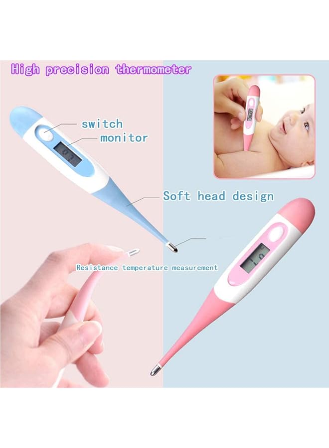 SCIENISH Toddler Infant Convenient Healthcare Daily Care Kit Nail Clipper Safety Scissors Hair Brush Comb (Yellow) - Image 3