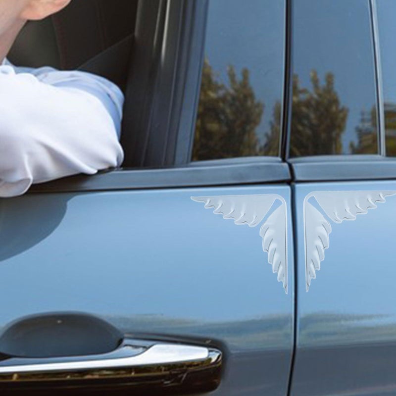 Car Door Edge Guards Wing Shape Anti Scratch Car Door Corner Protector Trim Stickers Universal Automotive Vehicle Accessories Red - Image 3