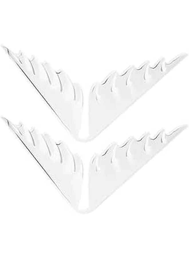 Car Door Edge Guards Wing Shape Anti Scratch Car Door Corner Protector Trim Stickers Universal Automotive Vehicle Accessories Red - Image 1