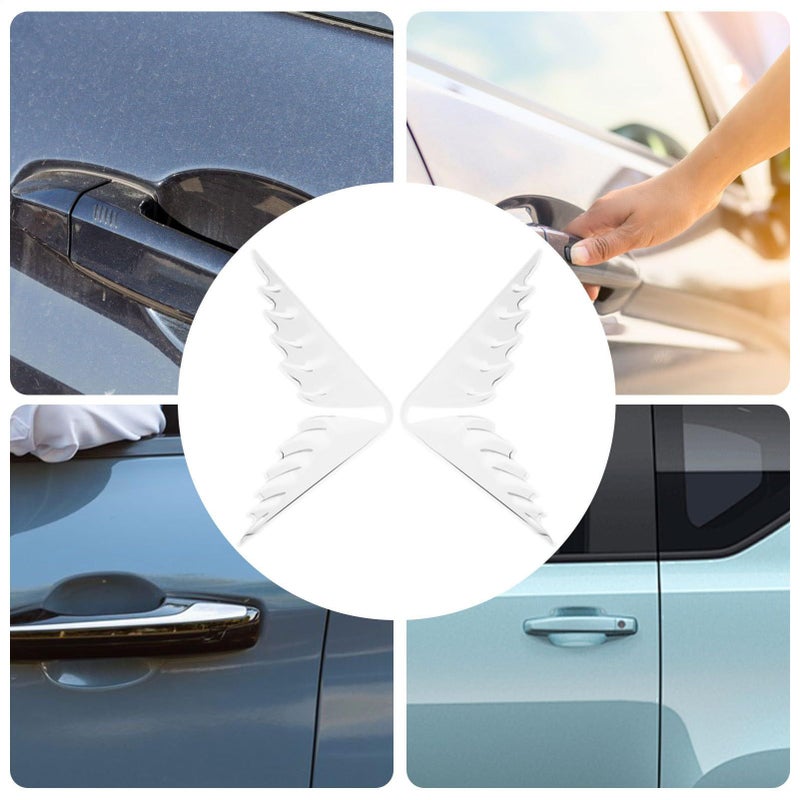 Car Door Edge Guards Wing Shape Anti Scratch Car Door Corner Protector Trim Stickers Universal Automotive Vehicle Accessories Red - Image 5