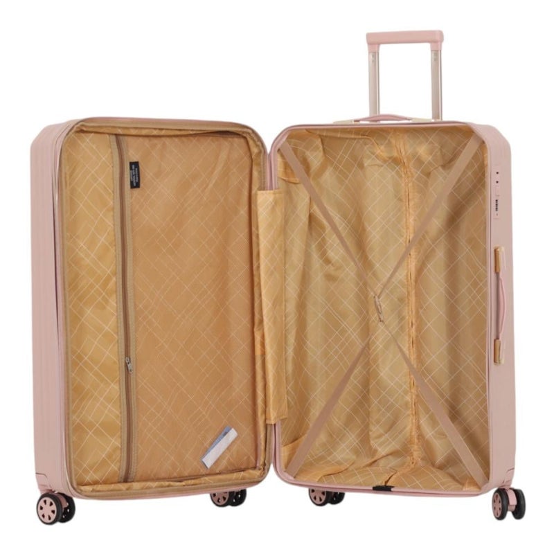 DIMA Bride's Dabash Travel Bag Set - 7 Pieces Includes 5 Trolley Bags and 2 Makeup Bags - Double Zipper Expansion Case - Dima Brand - Image 4