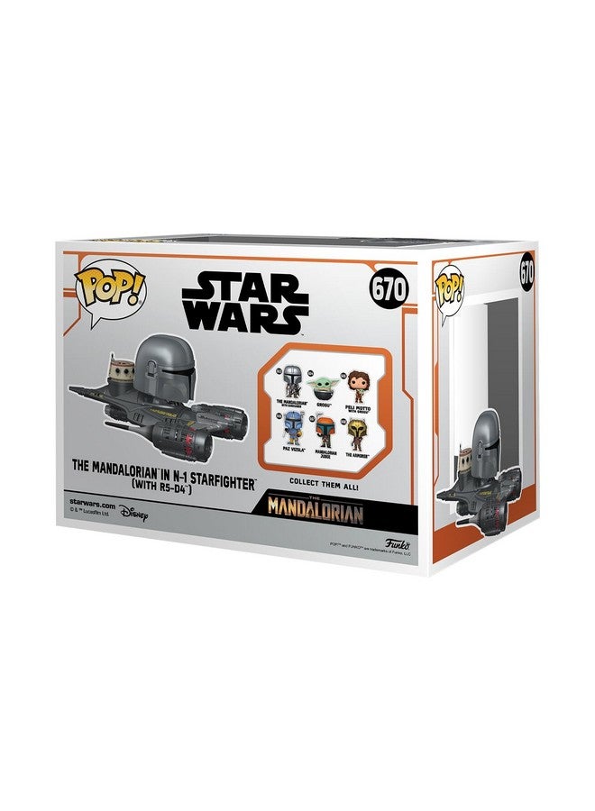 Funko POP! Rides: Star Wars: The Mandalorian - Mandalorian in N1 Starfighter - Collectable Vinyl Figure - Gift Idea - Official Merchandise - for Kids & Adults - TV Fans - Image 3