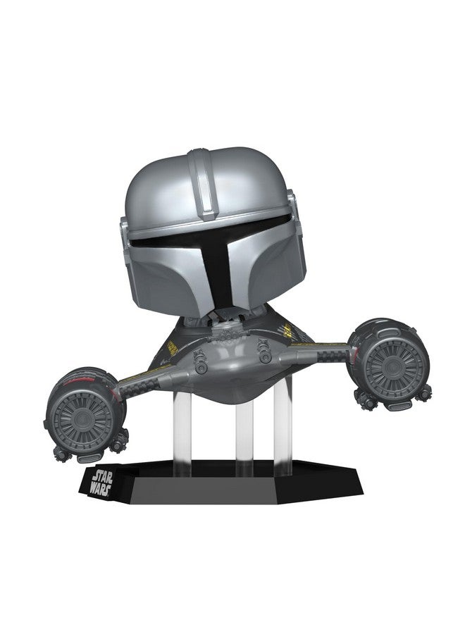 Funko POP! Rides: Star Wars: The Mandalorian - Mandalorian in N1 Starfighter - Collectable Vinyl Figure - Gift Idea - Official Merchandise - for Kids & Adults - TV Fans - Image 2