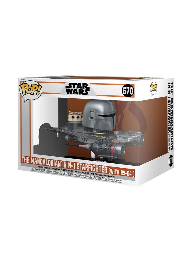 Funko POP! Rides: Star Wars: The Mandalorian - Mandalorian in N1 Starfighter - Collectable Vinyl Figure - Gift Idea - Official Merchandise - for Kids & Adults - TV Fans - Image 1