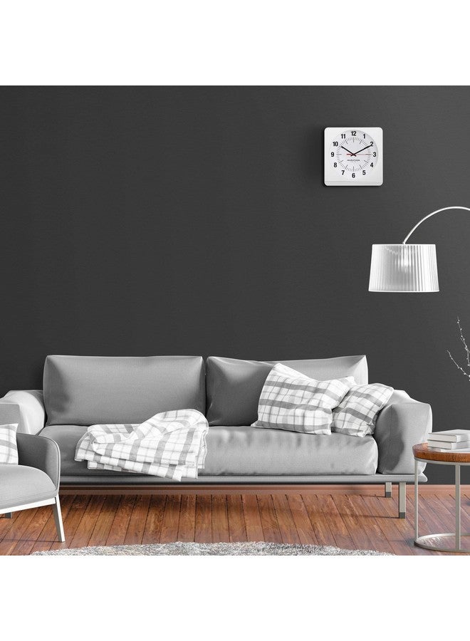 Marathon ساعة حائط أنالوج كبيرة 12 بوصة بإصدار الاستوديو مع ضوء ليلي تلقائي - Image 2