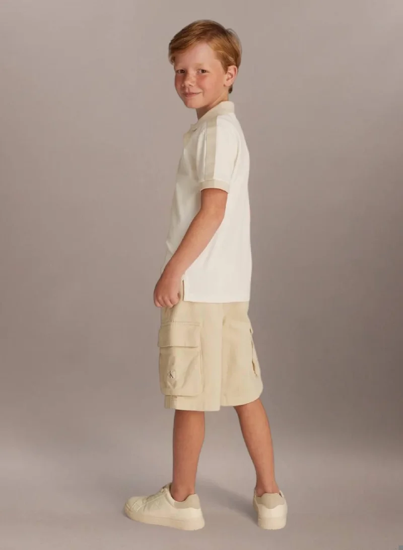 Colourblock Pique Polo Shirt