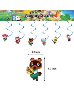 Animal Crossing Theme Balloon Set with Happy Birthday Banner,Cake Topper,Hanging Spins,Perfect for Graduation Baby Shower Birthday Bachelorette Party Backdrop Decoration,Suitable for Indoor and Outdoo - pzsku/Z96B33D9B0C1503D13358Z/45/_/1706157115/cde7b508-fd03-4f8a-8462-859260919d73