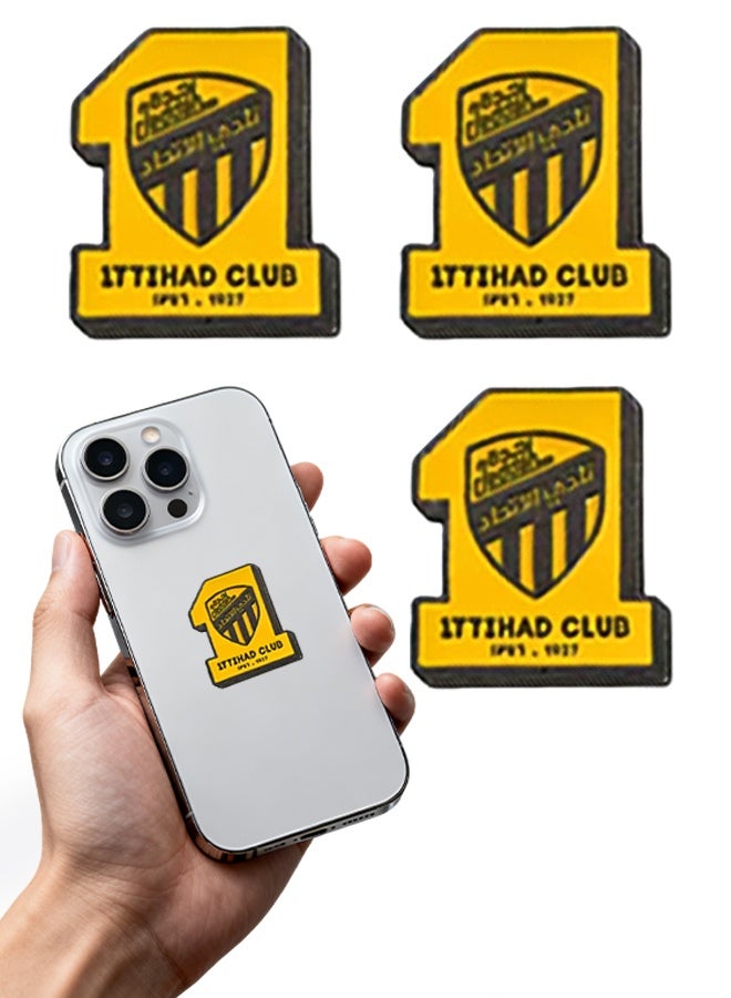 3 Pcs 3D Metal Sticker Luxury Design with Strong Adhesive 3M for Mobile Phone Decoration - Image 1