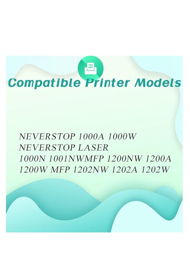 Terabyte وحدة أسطوانة متوافقة 104A W1104A لطابعات HP Neverstop Laser 1000 و MFP 1200n 1200w 1200nw - Image 2