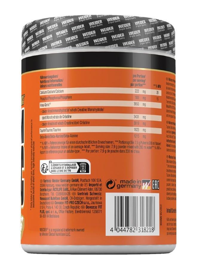 Weider - Maximum Krea-Genic 554g - Advanced Buffered Creatine for Enhanced Muscle Performance - Image 1