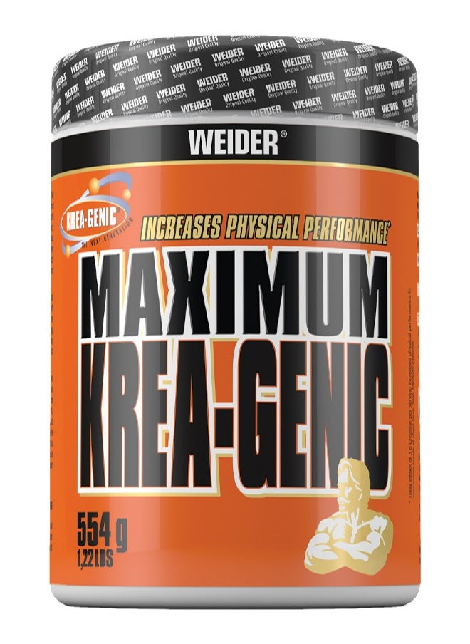 Weider - Maximum Krea-Genic 554g - Advanced Buffered Creatine for Enhanced Muscle Performance - Image 1
