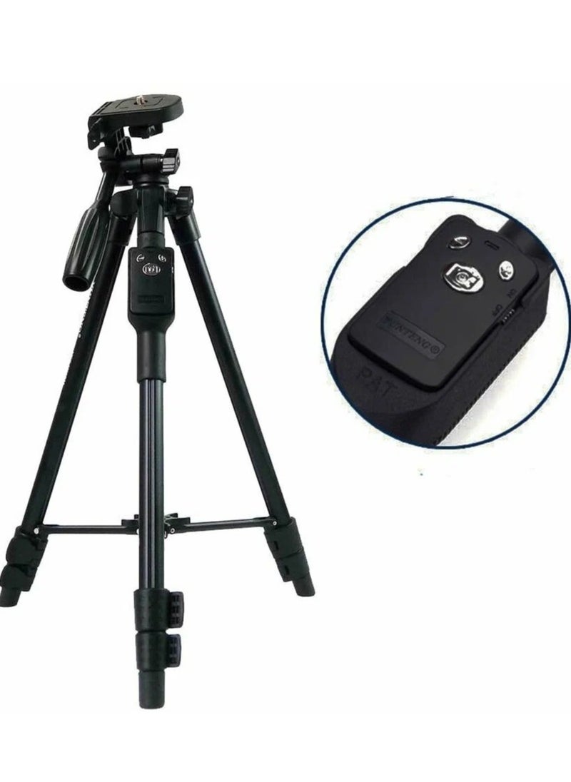 Yunteng VCT-5208 Professional Camera Tripod with Fluid Pan Head and Quick Release Plate, Lightweight Aluminum Alloy, Adjustable Height, Foldable Design - pzsku/Z96B3609593EB4ACDA0C4Z/45/_/1723369415/e202262d-f510-4a1f-b265-be9d642debf1