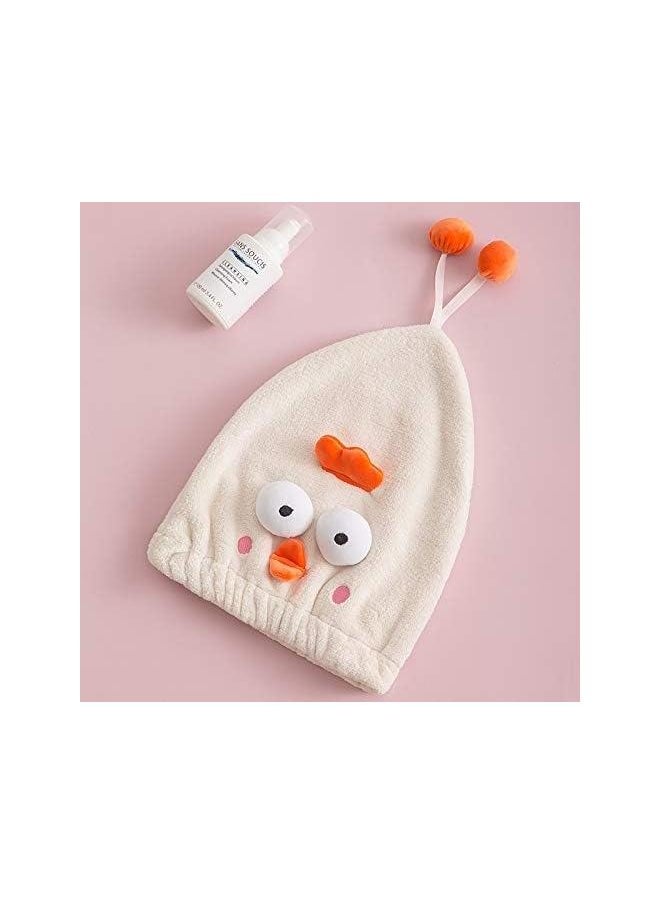 yongsheng Funny Cute Microfiber Hair Towel Wrap Hair Drying Towels,2 Packs Hair Drying Towel Wrap for Women Girls Microfiber Hair Wrap Hair Turbans  - Image 3