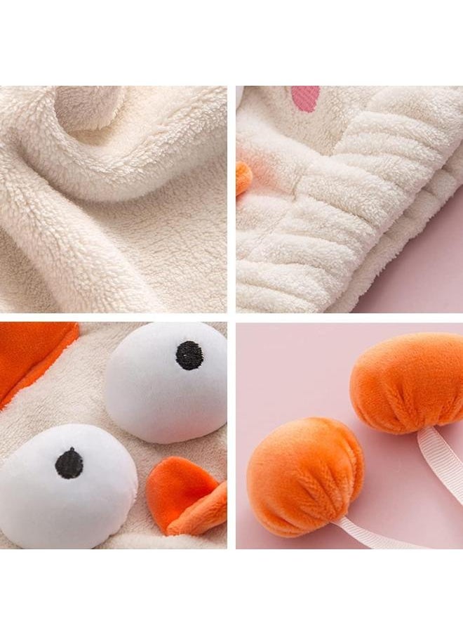 yongsheng Funny Cute Microfiber Hair Towel Wrap Hair Drying Towels,2 Packs Hair Drying Towel Wrap for Women Girls Microfiber Hair Wrap Hair Turbans  - Image 5