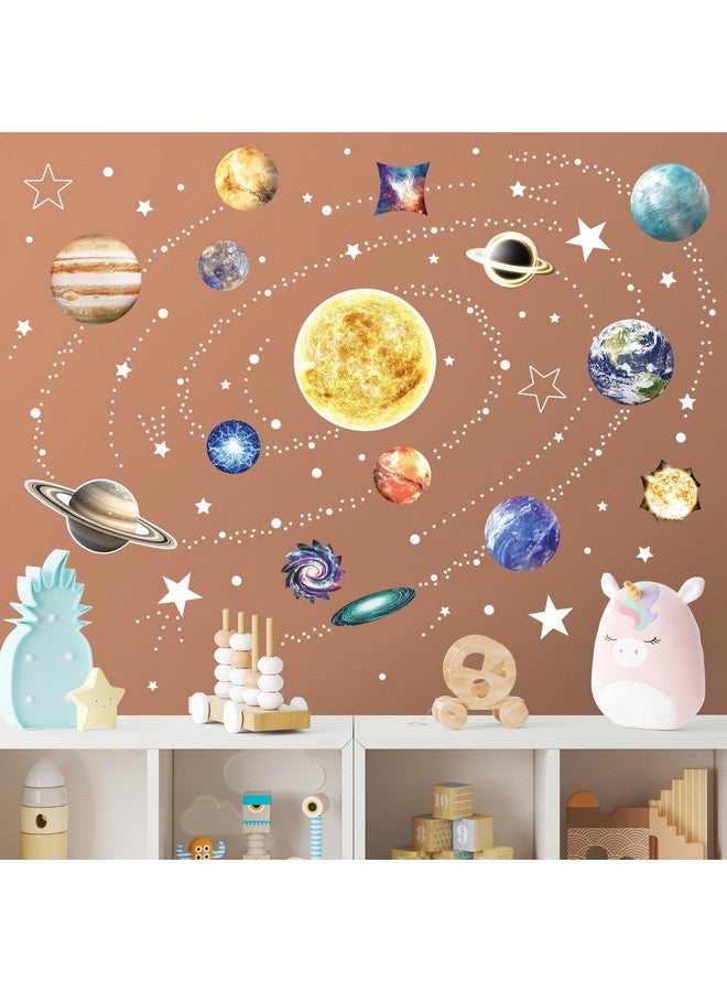 Robmoda Glow in The Dark Stars and Planets for Ceiling, Glow Solar System Wall Stickers, Space Wall Decals for Kids Boys Room (Blue) - Image 5
