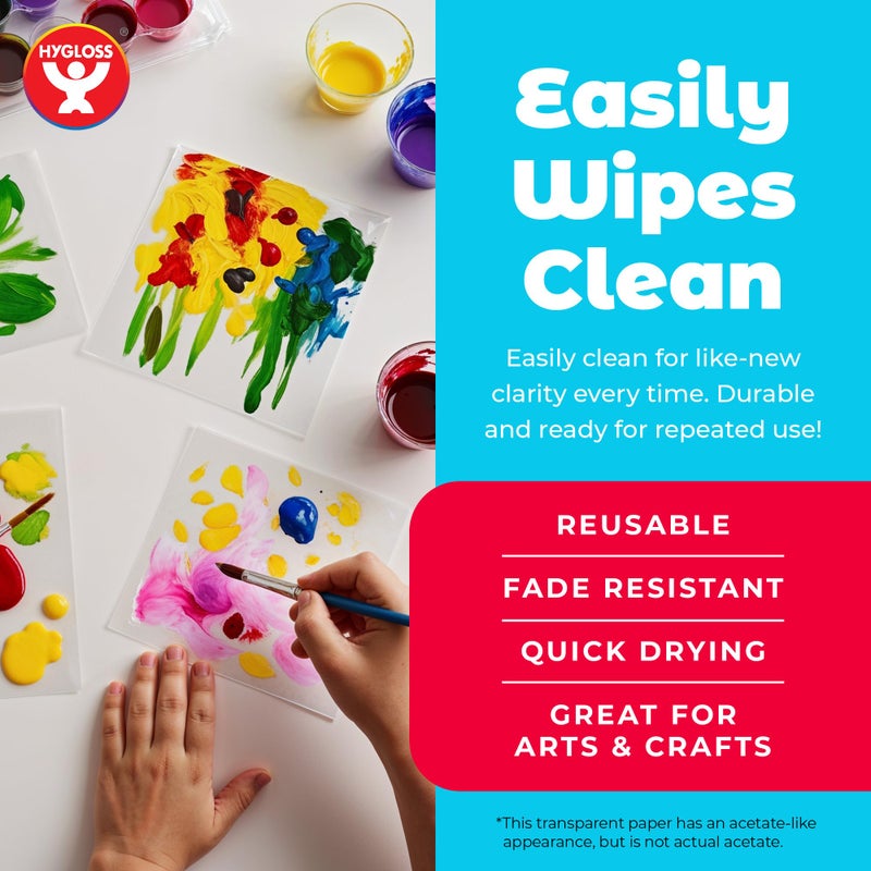 Hygloss أوراق هيغلس أسيتات 8.5"X11" 10/عبوة - Image 4