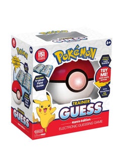 Pokemon Trainer Guess Kanto Edition Toy I Will Guess It! Electronic Voice Recognition Guessing Brain Game Pokemon Go Digital Travel Board Games Toys
