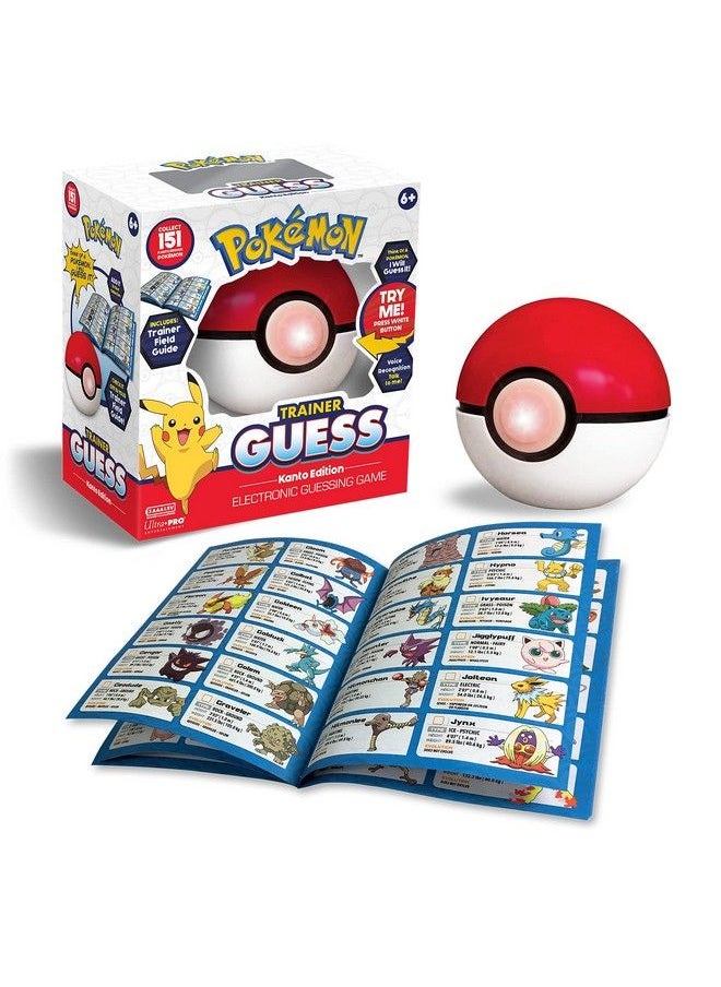 Ultra Pro - Pokemon Trainer Guess Kanto Edition Toy I Will Guess It! Electronic Voice Recognition Guessing Brain Game Pokemon Go Digital Travel Board Games Toys - Image 1