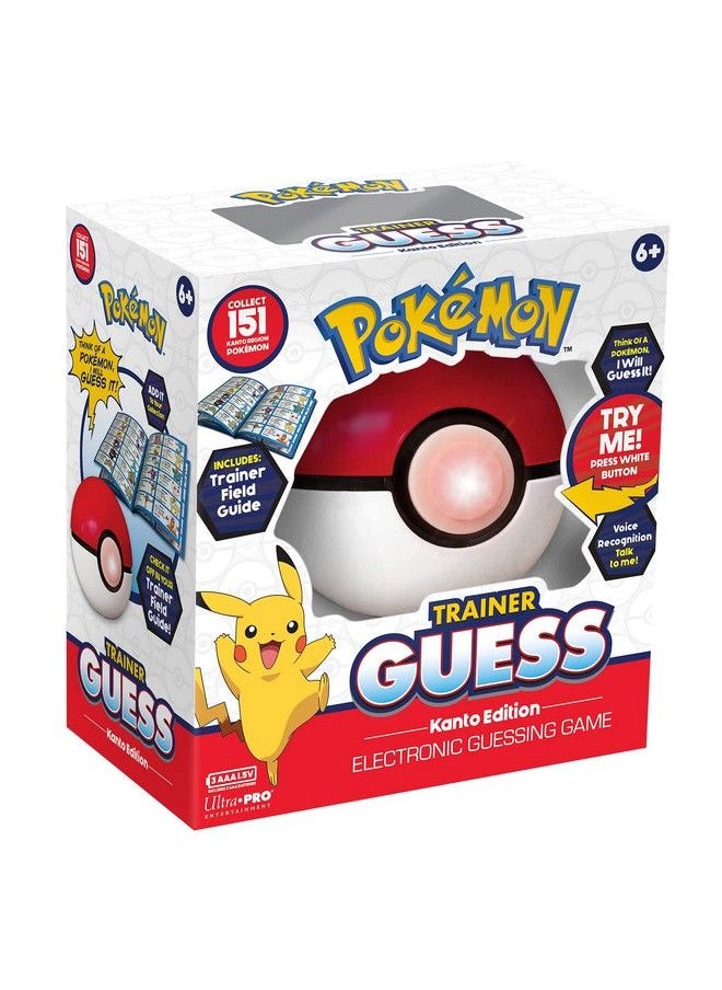 Ultra Pro - Pokemon Trainer Guess Kanto Edition Toy I Will Guess It! Electronic Voice Recognition Guessing Brain Game Pokemon Go Digital Travel Board Games Toys - Image 1