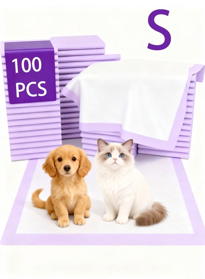 Disposable Dog Pee Pads, Puppy Training Pads with Multi-layer Super Absorbent Protection, Leakproof Puppy Training Pads Quick-Dry Wee Wee Pee Pads,for Dogs, Perfect for Puppies, Adult Senior Dogs,33*45cm,S ,100PCS - Image 1