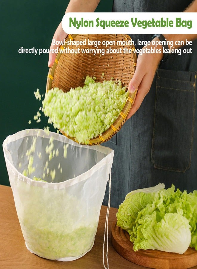 Slodki Cheese Cloth Bag For Straining, Nut Milk Bag - Reusable Straining Bags For Nut Milk, Soy Milk, Dumpling Fillings, And More (3, S) - Image 2