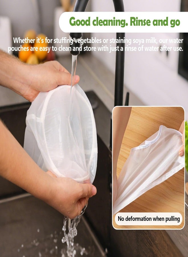 Slodki Cheese Cloth Bag For Straining, Nut Milk Bag - Reusable Straining Bags For Nut Milk, Soy Milk, Dumpling Fillings, And More (3, S) - Image 5
