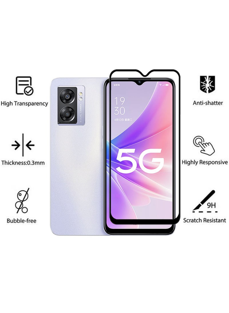 2 Pack Tempered Glass Screen Protector For Oppo A57 5G