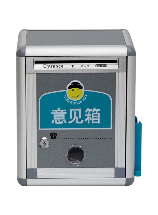 Jin Longxing Jinlongxing, Suggestion Box, Message Box, Desktop Complaint Box, Wall-Mounted Suggestion Box, Aluminum Alloy Suggestion Box, Employee Needs Box, Donation Box, Voting Box, Customizable Wall-Mounted Suggestion Box, F01 - Image 1