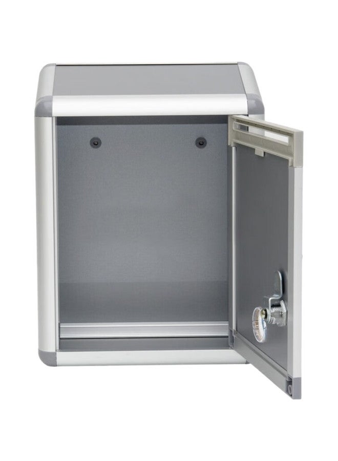 Jin Longxing Jinlongxing, Suggestion Box, Message Box, Desktop Complaint Box, Wall-Mounted Suggestion Box, Aluminum Alloy Suggestion Box, Employee Needs Box, Donation Box, Voting Box, Customizable Wall-Mounted Suggestion Box, F01 - Image 3