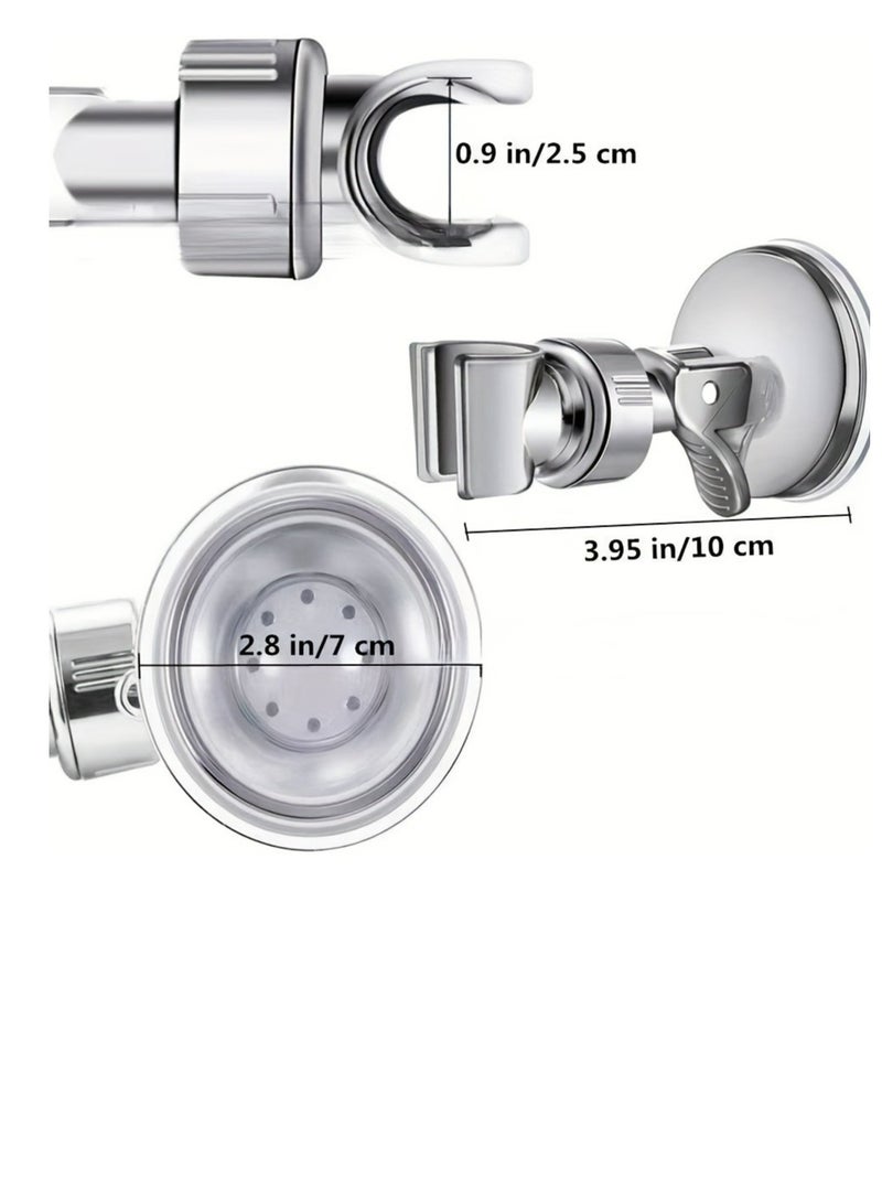 Adjustable Shower Head Holder Removable Suction Cup Shower Head Bracket No Drill Shower Head Bracket  - Image 5