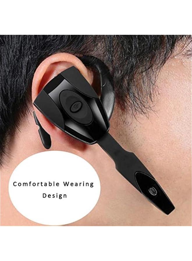 Headset, V5.0 Single Ear Bluetooth Headset with Noise Canceling Mic, Ultralight Rechargeable Cell Phone Earpiece Hands for Business Office Driving Sporting - Image 3