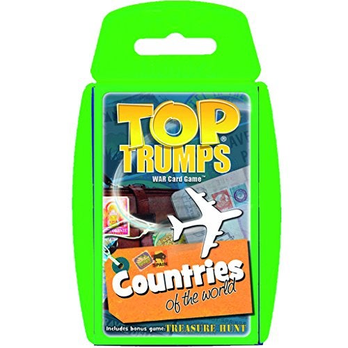 Top Trumps Card Game Countries of The World Family Games for Kids and Adults Learning Games Kids Card Games for 2 Players and More Kid War Games Card Wars for 6 Plus Kids - Image 1