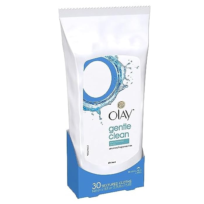 Olay Cleanse Gentle Facial Cloths, Fragrance Free, 30 count - Image 5