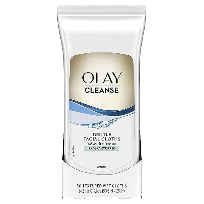 Olay Cleanse Gentle Facial Cloths, Fragrance Free, 30 count - Image 1