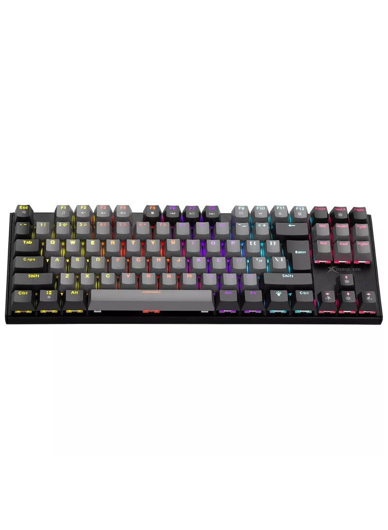 XTRIKE ME لوحة مفاتيح ميكانيكية للألعاب GK-989A سلكية مع إضاءة خلفية LED - Image 3