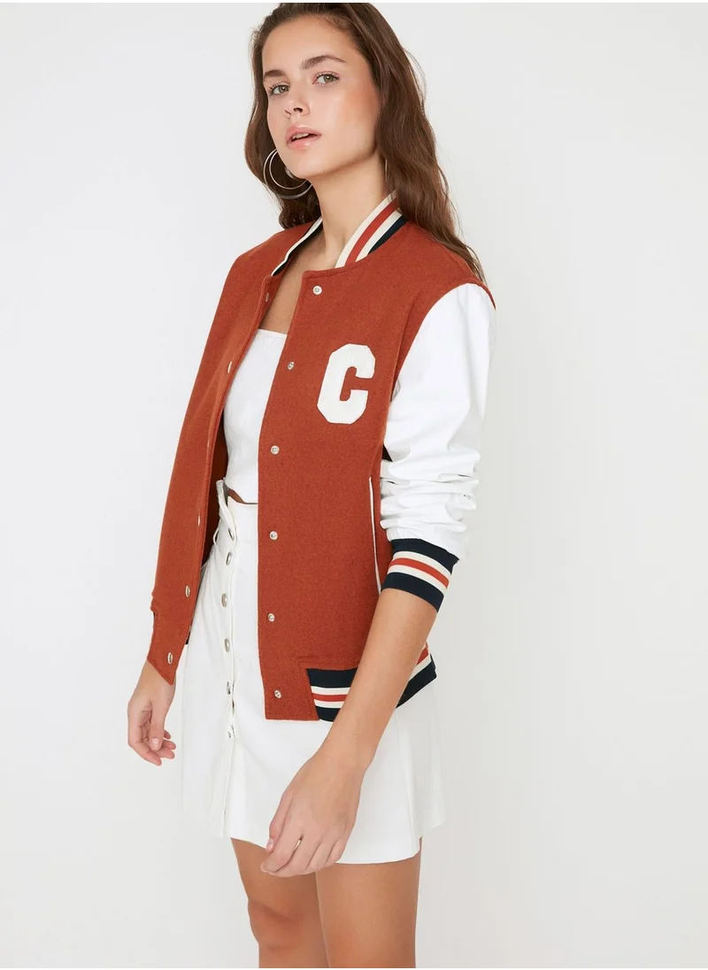 trendyol Colorblock Stripe Detail Jacket