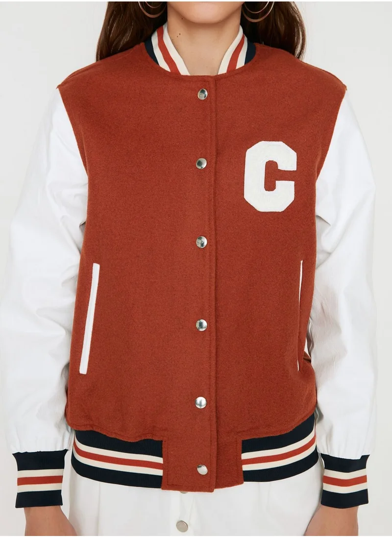 trendyol Colorblock Stripe Detail Jacket
