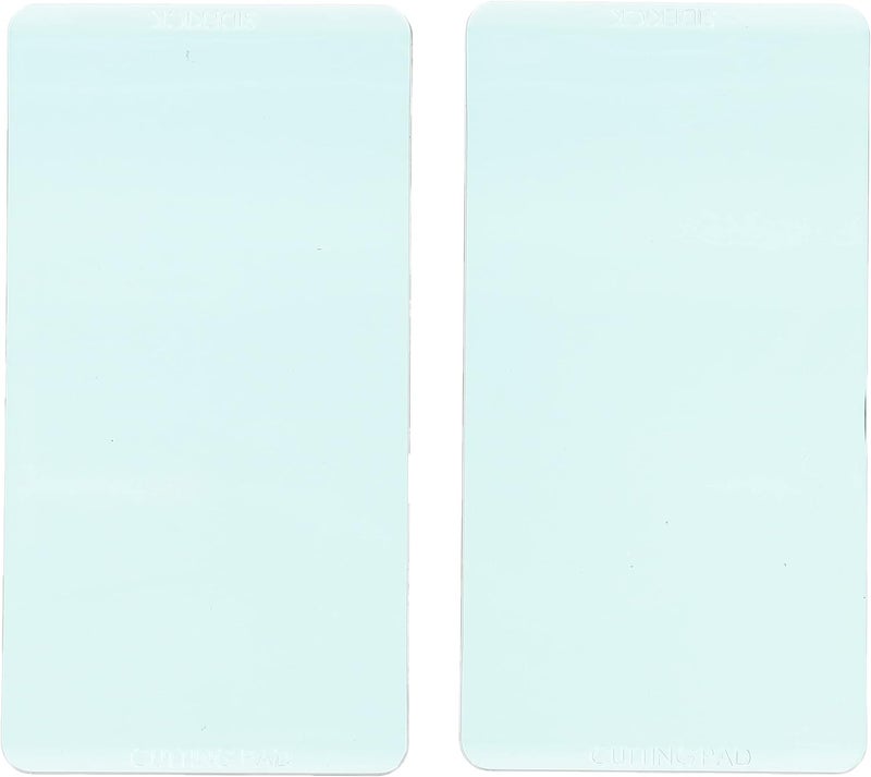 Sizzix Sidekick Cutting Pads, Accessory, 1-Pair, Aqua, 4 7/8 inch x 2 1/2 inch x 1/8 inch - Image 1