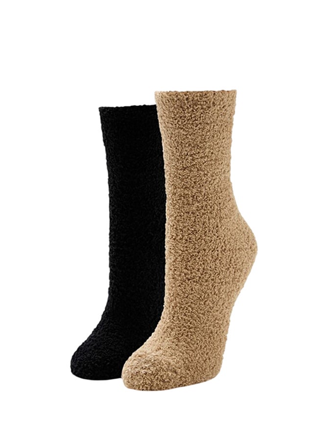 FOREVER 21 Plush Crew Socks Set - 2 pack  - Image 1