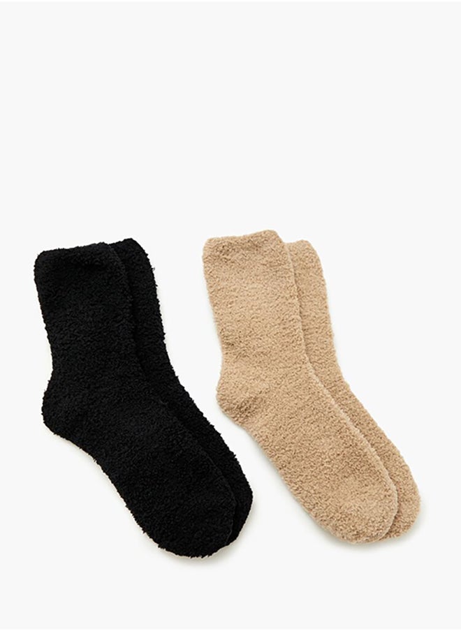 FOREVER 21 Plush Crew Socks Set - 2 pack  - Image 2