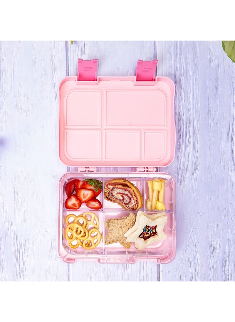 Eazy Kids 5 to 4 Convertible Bento Lunch Box With Sandwich Cutter Set-Gamer Girl  - Image 2
