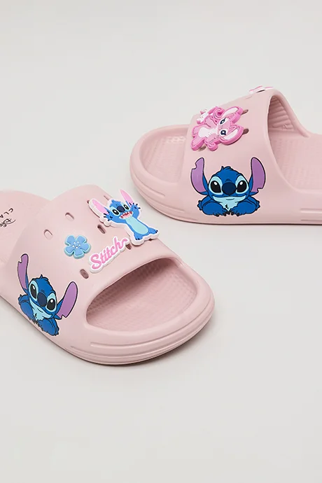 R&B Stitch Charm Detail Slides