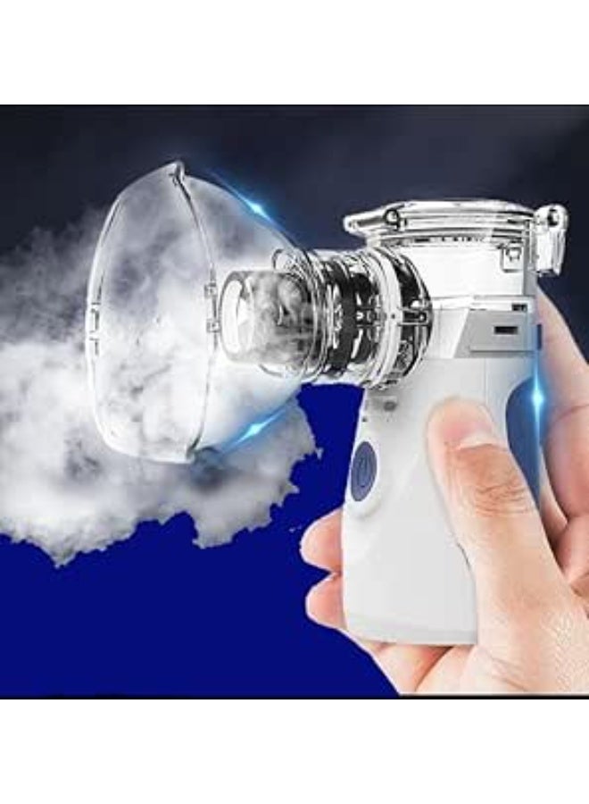 Mini Mesh Nebulizer - Silent Handheld Inhaler with Self-Cleaning System for Kids, Easy-to-Use & Practical for Daily Use - Image 1
