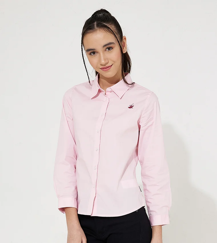 BEVERLY HILLS POLO CLUB Beverly Hills Polo Club Kids Woven Top